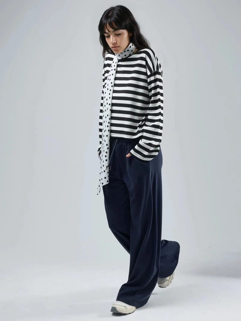 Busem BUSEM Mid Waist Wide Leg Modal Pants